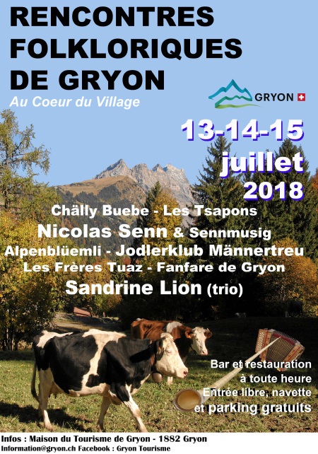 La deuxième édition des Rencontres Folkloriques de Gryon se tiendra le mois prochain